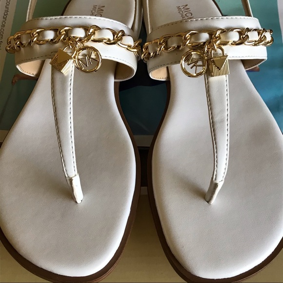 MICHAEL KORS ELSA LEATHER SANDAL 6 - Picture 7 of 10